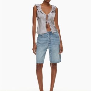 Aritzia Tonka Satin Blouse